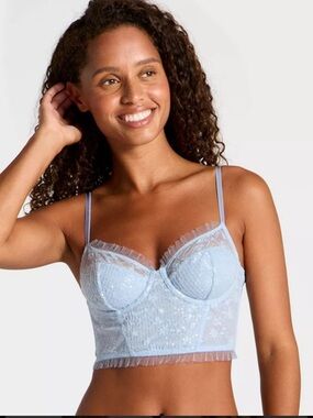 Wild Fable NWT Sequence Lace Corset Top SZ Large Party Crop Top Feminine
